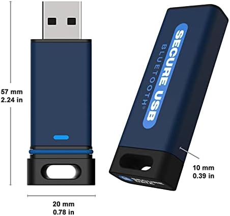 Secureata SecureUSB BT 64GB חומרה מוצפנת USB 3.0 Flash Drive FIP