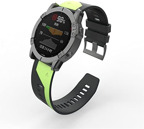 Inanir 22 26 ממ רצועות שעון QuickFit צבעוניות עבור Garmin fenix 7 7x סיליקון Easyfit Watch צמיד כור