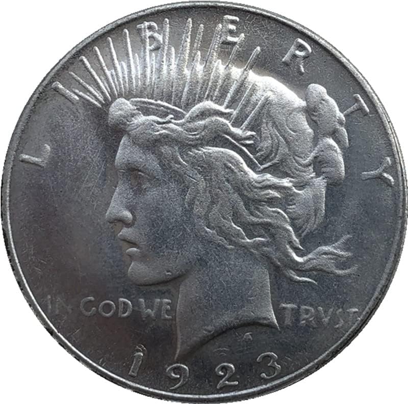 1923 מטבעות אמריקאים פליז מכסף מלאכות עתיקות מצופה אוסף מטבעות זיכרון זרות