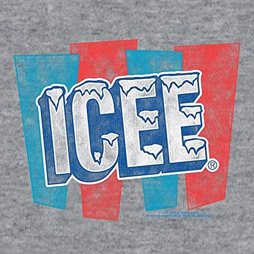TEE LUV חולצת לוגו של ICEE דהוי של גברים - חולצת טי גרפית משקה קפוא