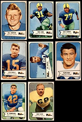 1954 צוות Bowman Green Bay Packers Set Green Bay Packers Ex/MT Packers