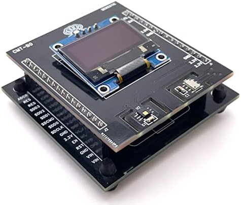 לוח חיישנים סביבתיים לוח CMT-B-Kit עם LCD ו- EBS Base Base עם מודול Wi-Fi של NodeMCU