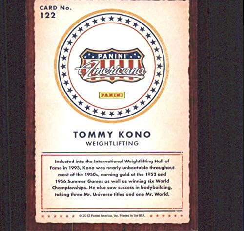2012 Panini Americana Heroes and Legends 122 Tommy Kono Nonsport NM-MT