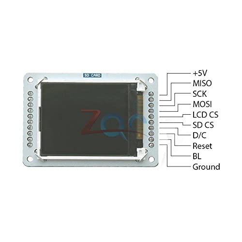 1.8 אינץ '128x160 TFT LCD SHIELD מודול SPI ממשק סידורי ל- Arduino