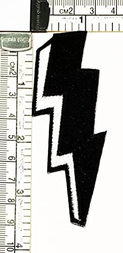 קלינפלוס חמוד ברק שחור תיקון רקום תג ברזל על לתפור על סמל עבור מעילי ג ' ינס מכנסיים תרמילי בגדי מדבקת אמנויות קריקטורה ילדי ילדים תיקוני דקורטיבי תיקון