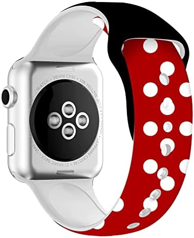 להקת קריקטורה עבור Apple Watch 38 ממ 40 ממ 41 ממ 42 ממ 44 ממ 45 ממ, סיליקון להקות שעון חכם לסדרת Apple Watch 8/7/6/5/4/3/2/1/SE2/SE לנשים ילדים גברים