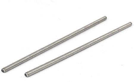 X-deree M4 x 120mm 304 נירוסטה מוטת הברגה מלאה חתיכות חומרה 10 יח '(M4 x 120 ממ 304 Acero בלתי חמצון Barra Completmente Roscada Espárragos de la Barra Herrajes 10 Piezas