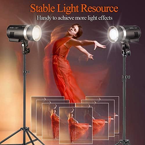 Godox AD300PRO AD300 Pro Strobe Flash, סטודיו/פלאש חיצוני עם 300WS 2.4G 1/8000S HSS Flash עם Godox Xproii-C TTL TTL Flash Trigger Flash למצלמת Canon