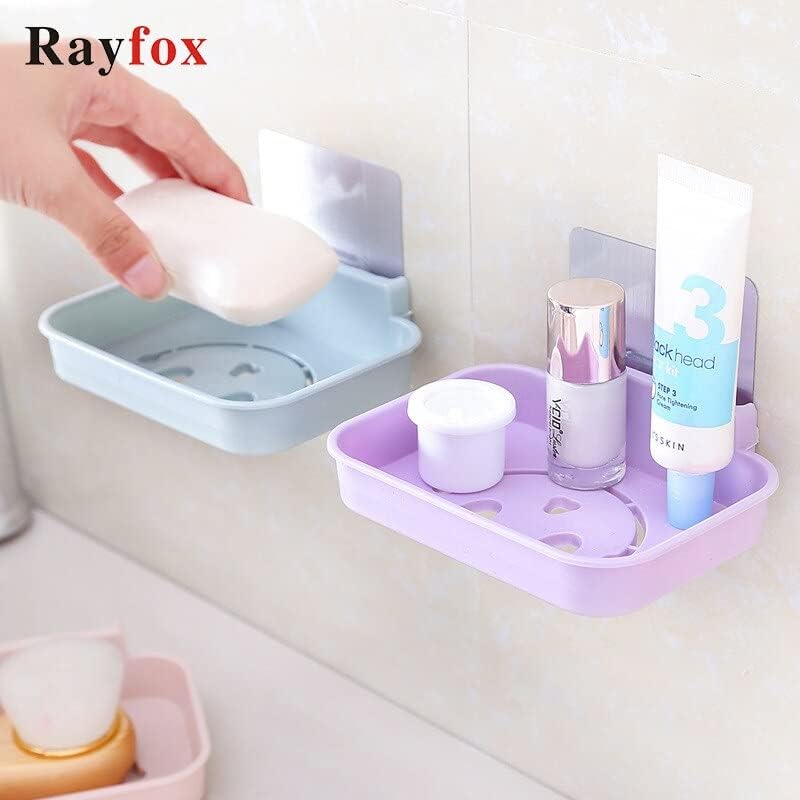 איפור אמבטיה אחסון קיר רכוב על קופסת סבון מארגן סבון נטול קידוח קופסת ניקוז כלים יצירתיים אביזרי מטבח