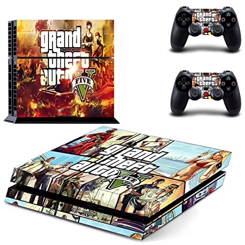 עבור PS5 Digital - Game Grand GTA גניבה ומדבקת עור Auto PS4 או PS5 עבור פלייסטיישן 4 או 5 קונסולה ובקרים מדבקות ויניל DUC -5211