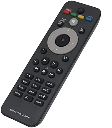 Beyution Replacement Remote Control Fit for Philips Blu-ray Disc DVD Player BDP2180X BDP3400 BDP3480DS3110 BDP2100 BDP2180 BDP3400 BDP3480 BDP3300 BDP3305 BDP3310 BDP3380 BDP2980 BDP2900 BDP2930
