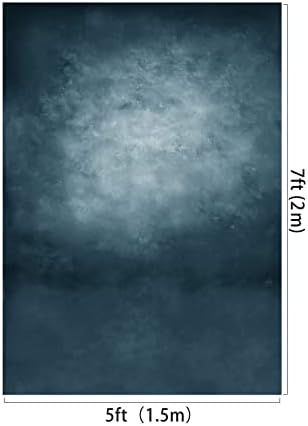5 * 7 רגל כחול אפור דיוקן רקע מופשט אפור במאחורי צילום רקע למבוגרים תינוק דיוקן צילום תמונה סטודיו אבזרי ויניל