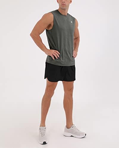 אודודוס גברים של שרירים חולצות עד 50 + שרוולים מהיר יבש כושר אימון גופייה