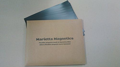 גיליונות דבק של Marietta Magnetics 8.5 x 11 של 10 ליצור מגנט משלך! גמיש פילינג ומקל דבק עצמי לתמונות של מלאכת מלאכה מתים מתים ועוד