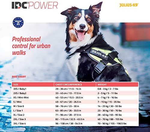 Julius-K9 IDC Powerharness, גודל: XS/Mini-Mini, סגול כהה