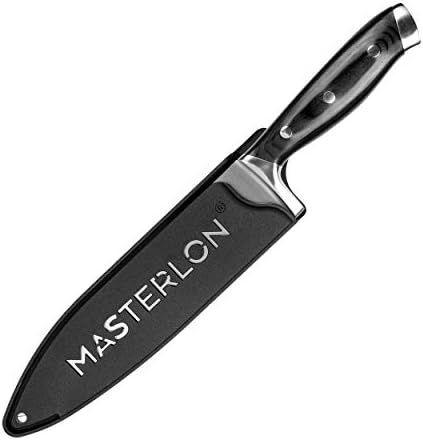 אוסף מסמרת משולש מאסטרלון סכין סכין נירוסטה, 8 , שחור