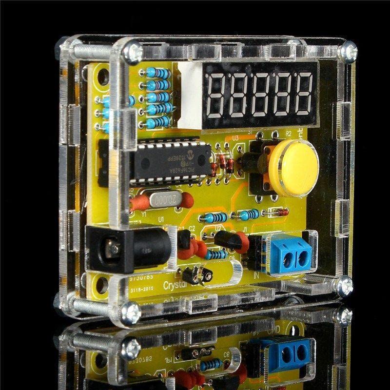1Hz-50MHz Crystal Ondcillator Tester Tester Constre Tester Case Case Case Diy Diy עמיד DIY