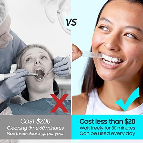 רצועת הלבנת שיניים מלבן שיניים - השפעות מקצועיות אמייל רצועות לבנות לבנות להלבנת שיניים, רצועות הלבנת 5D לשיניים רגישות שיניים רגישות לבין ערכת רצועות הלבנה