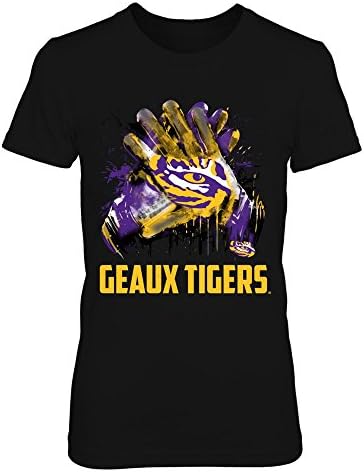 חולצת טריקו של Fanprint LSU TIGERS - GEAUX TIGERS - כפפות