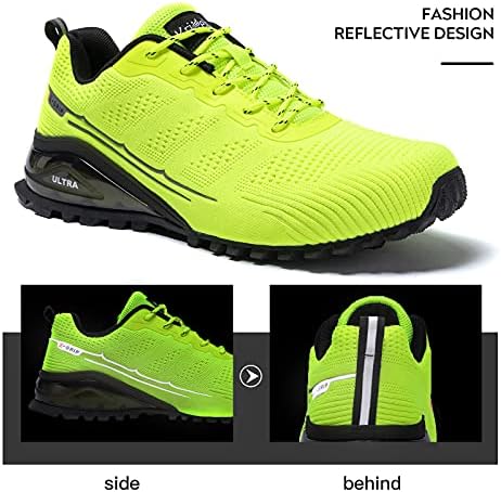 נעלי ריצה של שבילים של Kricely גברים אופנה הליכה בהליכה על נעלי ספורט לטיולים לגברים נעל אימונים טניס חוצה סנייר חיצוני גברים אימון מזדמנים