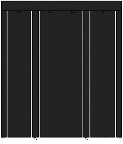 ארון ארון ארון לונצ'י עם בד לא ארוג - הרכבה מהירה וקלה, 69 , שחור
