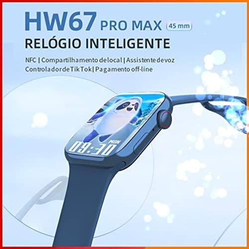 2022 חדש HW67 Pro Max Watch Smart Watch 1.9 אינץ 'סדרה 7 NFC עוזר קול תשלום Bluetooth-Call SmartWatch Men PK IWO HW37 HW22