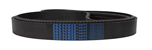 D&D Powerdrive 6/3VX475 חגורת V עם חגורה משובצת, גומי