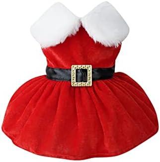תלבושת לחג המולד של סנטה כלב לחג חגיגה תרמית תלבושות תלבוש