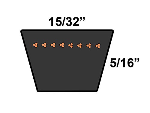 D&D Powerdrive 966694 חגורת החלפת וולוו, גומי