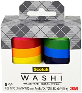 ביטויים סקוטיים קלטת Washi, 8 גלילים/אריזה