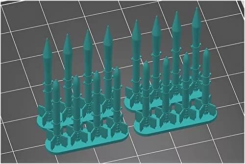 אוויר אחד תחביב אוהל72068 1/72 עטר תעופה רקטות כדורים, 2 סוגים, 8 כל, פלסטיק דגם חלקי