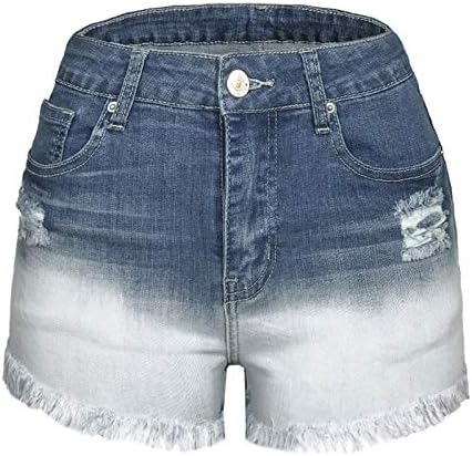 נשים מרופדות במצוקה ז'אן קיצור קיצור דרך מכנסי ג'ינס קצרים אמצע עלייה קרעה ג'ינס נמתח מכנסיים קצרים מכנסיים קצרים