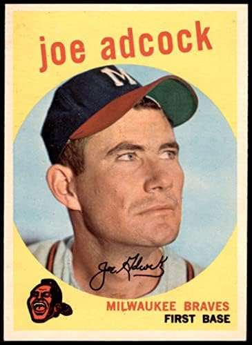 1959 Topps 315 Joe Adcock Milwaukee Braves NM/MT+ Braves