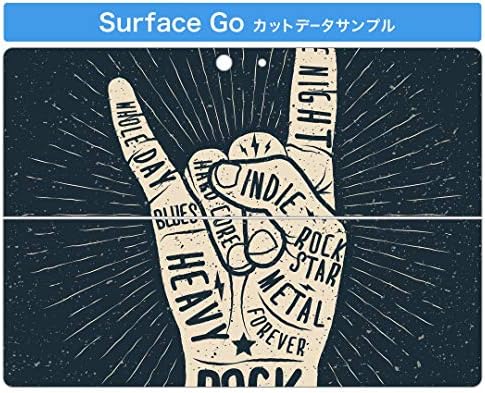 כיסוי מדבקות Igsticker עבור Microsoft Surface Go/Go 2 עורות מדבקת גוף מגן דק במיוחד עורות 010416 קעקוע יד אנגלית
