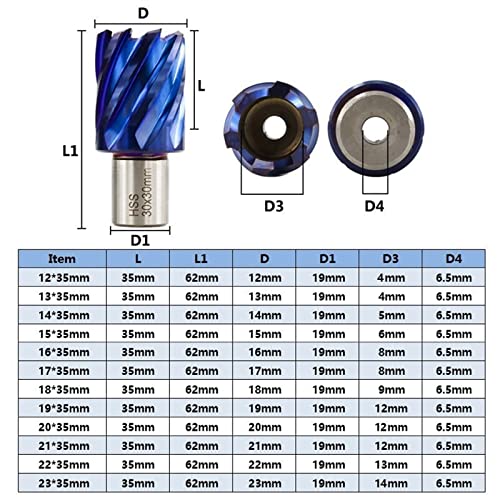 מקדח מקדח מסור חור טבעי עם Weldon Shank Hollow Screcien