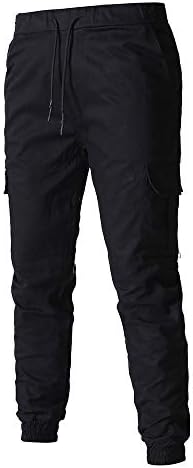 IOPQO מתנה ילד מכנסי טרנינג מכנסי טרנינג מזדמנים תחבושת רופפת צבע גברים ספורט ספורט אופנה מכנסי גברים פעוטות גרב