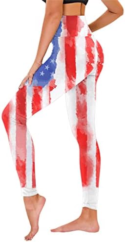 מיאשוי נשים של שנות ה -80 תלבושת יום העצמאות לנשים אמריקאי 4 של יולי חותלות מכנסיים יוגה ריצה כותנה מכנסיים קצרים