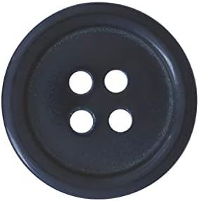 כפתורי כפתור כפתור כפתורי חליפה סטנדרטיים 16 PC כולל 4 כפתורים המודדים 19 ממ לחזית הז'קט, 12 כפתורים בגודל 15 ממ לשרוולי ז'קט ומכנסיים, מוצק כחול כהה, 16 כפתורים