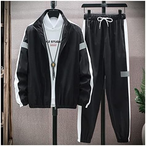 SCDZS גברים שני חלקים מגדי ספורט ספורט סתיו מעיל סתיו+מכנסיים