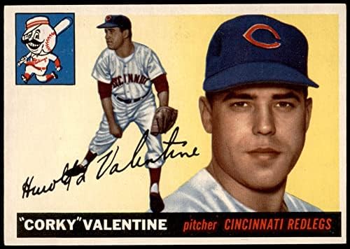 1955 Topps 44 Corky Valentine Cinsinnati Reds Ex/MT Reds