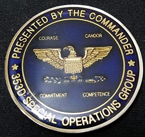 USAF AFSOC 353D תפעול מיוחד מפקדים מפקדים אתגר מטבע