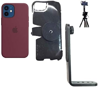 Slipgrip Mount Tripod עבור Apple iPhone 12 Mini באמצעות מארז סיליקון של Apple