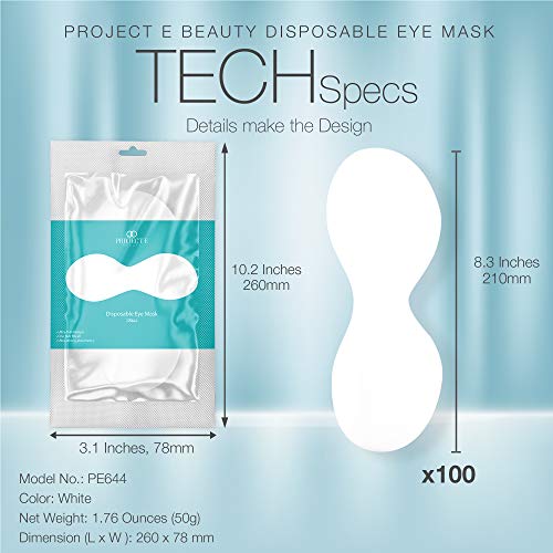 פרויקט E יופי חד פעמי לא ארוג DIY ספא טבעי טיפולי עור קוסמטי נייר פנים גיליון עיניים עין פנים פנים ומסכה דחוסה מגבת נייר קרם טונר