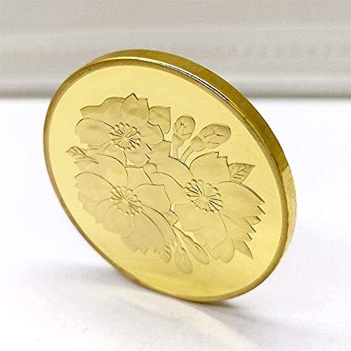 Adacryptocoincryptocurrency אהוב על מטבע פרח בוש נקבה מטבע יפני מוזהב מטבע וירטואלי מלאכת מטבע מזל מטבע אספנות מטבע