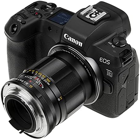 טבעת הפוך מאקרו 49 ממ תואמת ל- Canon RF - הרכבה למצלמה עד 49 ממ מתאם חוט מסנן עבור Canon RF Mount Mirrort מצלמות
