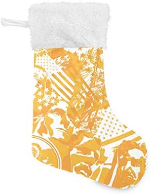 סמלי פימילאגו של גרבי חג המולד U חבילה 17.7 , גרביים תלויים לקישוט חג המולד