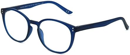פוסטר גרנט ג ' ואי אנטי ערפל כחול אור קוראי עגול קריאת משקפיים