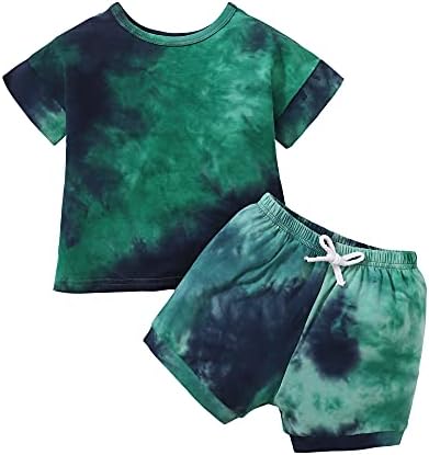 פעוט תינוק ילד בגדי חולצות מכנסיים קצרים סט תינוק בגדי ילד בגדי קיץ ילד תלבושות