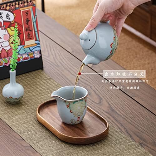 Ganfanren Kung Fu Tea Set Travel Travel Trave Home Set Tead Set Ceramic Teapot Teapot Teamoce