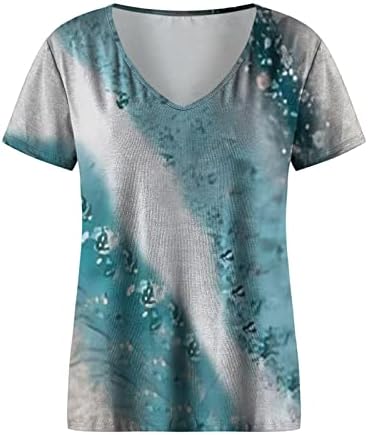 נשים חולצות מתגנדר מזדמן אופנה עם צווארון חולצה קצר שרוול פרחוני הדפסת חולצה רופף בכושר למעלה 2023 קיץ חולצה טי